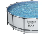 Bestway 5613a - 4.88m x 1.22m Swimming Pool Above Ground Steel Round