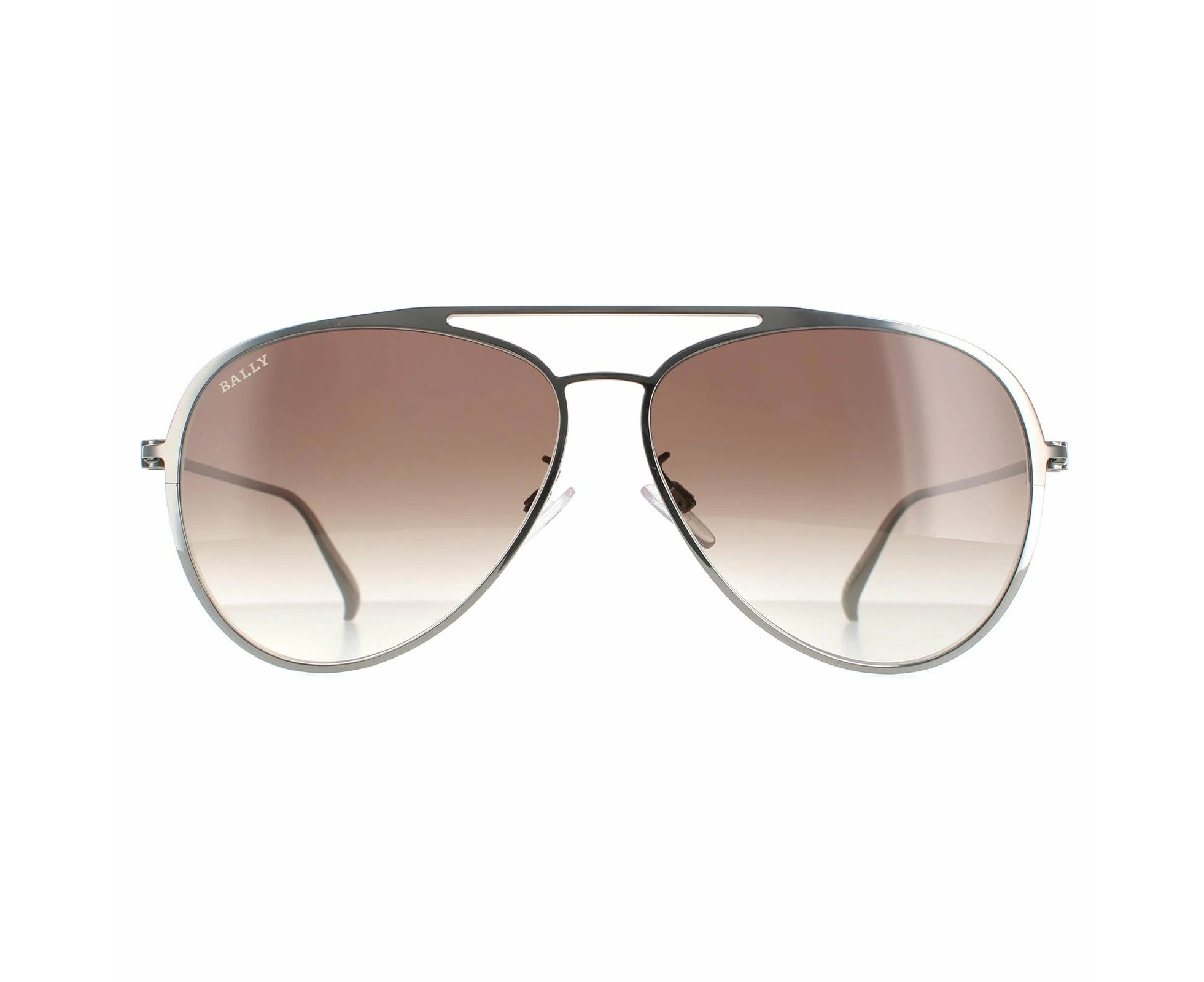 Bally Sunglasses BY0024-D 08K Gunmetal  Grey Gradient