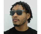 Emporio Armani Sunglasses EA4047 501287 Matte Transparent Grey Dark Grey