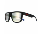 Hugo Boss Sunglasses BOSS 1451/S 0VK DC Matte Black Blue Extra White Silver Mirror