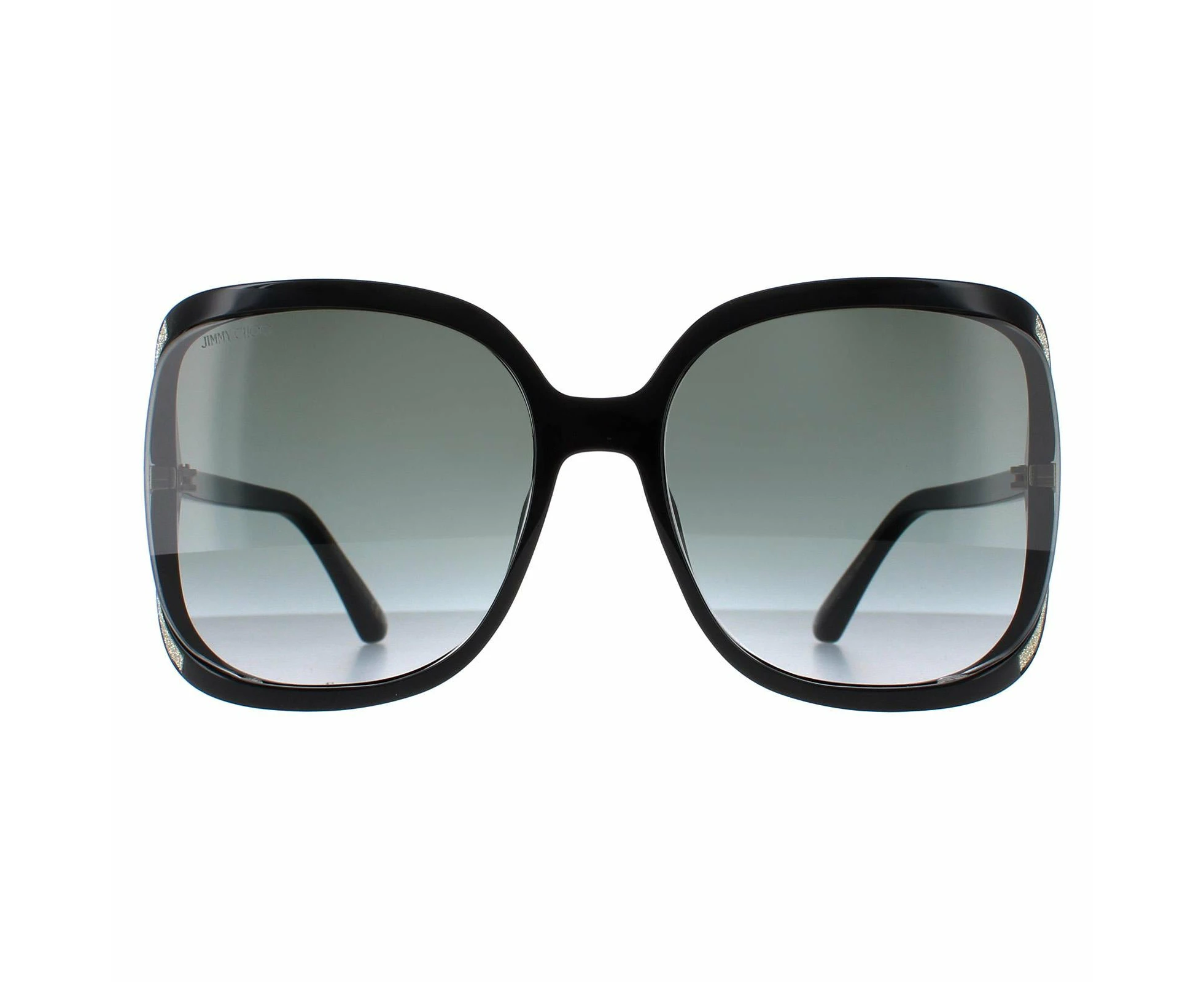 Jimmy Choo Sunglasses TILDA/G/S 807 9O Black Dark Grey Gradient