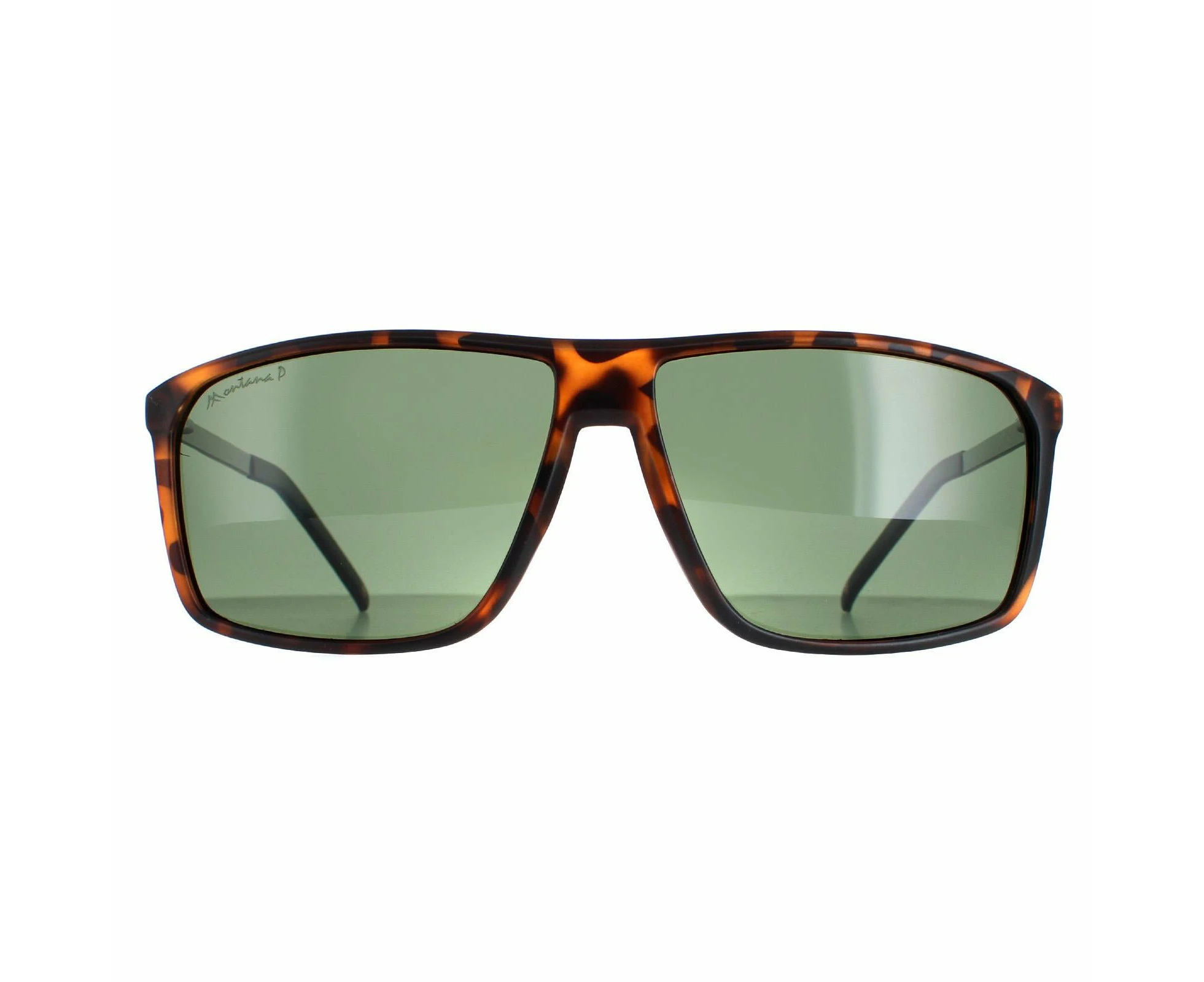 Montana Sunglasses MP9A  Matte Tortoise G15 Green Polarized