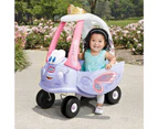 Little Tikes Kids Fairy Cozy Coupe Toddler Children Ride-On Toy Car Purple 18m+