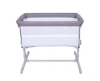 Childcare Dusk 85x62cm Baby Bedside Bassinet Sleeper Infant Cradle Crib Bed 0-5m