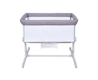 Childcare Dusk 85x62cm Baby Bedside Bassinet Sleeper Infant Cradle Crib Bed 0-5m