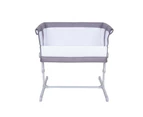 Childcare Dusk 85x62cm Baby Bedside Bassinet Sleeper Infant Cradle Crib Bed 0-5m