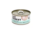 24pc Cat Forest 85g Classic Tuna White Meat w/Whitebait in Gravy Wet Canned Food