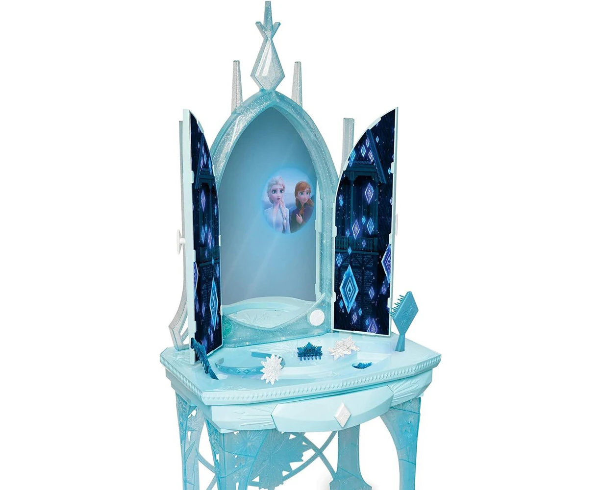 Disney Frozen 2 Elsa's Feature Kids/Childrens Beauty Vanity Playset 3y+