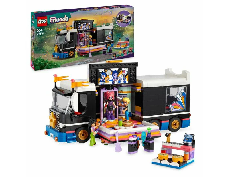 LEGO Friends Pop Star Music Tour Bus 42619