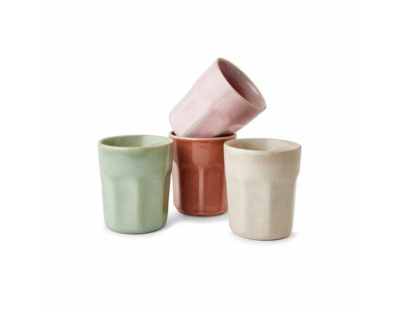 Glazed Latte Cups 4 Pack - Anko