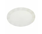 Ruffle Platter, White - Anko - White