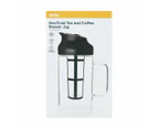 Hot/Cold Tea & Coffee Brewer Jug, 1.5L  - Anko - Clear