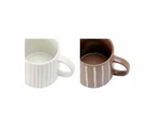 Striped Stoneware Mugs, 2 Pack - Anko