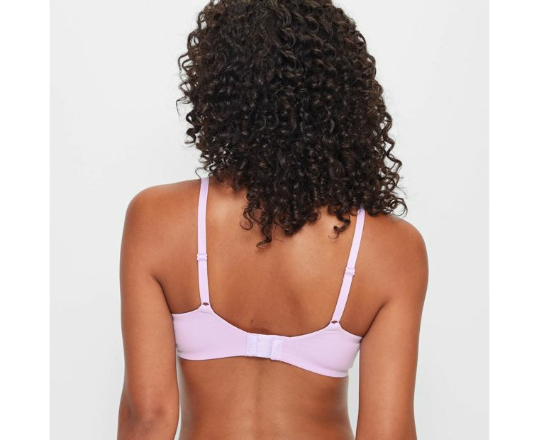 Target Encased BCI Cotton T-Shirt Bra - Purple