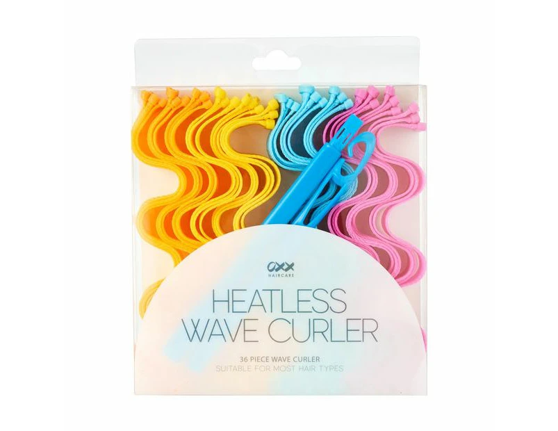 Heatless Wave Curlers, 36 Pack - OXX Cosmetics - Multi