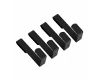 Over the Door Hooks, 4 Pack - Anko - Black