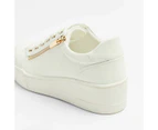 Target Womens Zip Sneaker - Nila - White