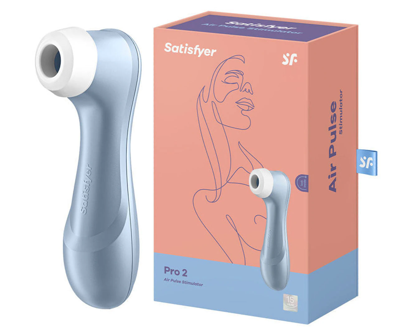 Satisfyer Pro 2 Generation 2 Air Pulse Stimulator - Blue