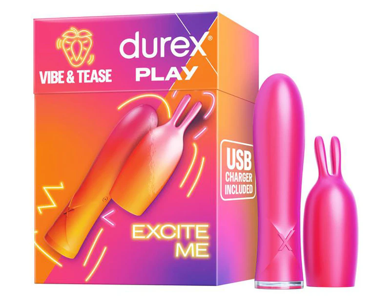 Durex Play Vibe & Tease 2-in-1 Vibrator & Teaser Tip