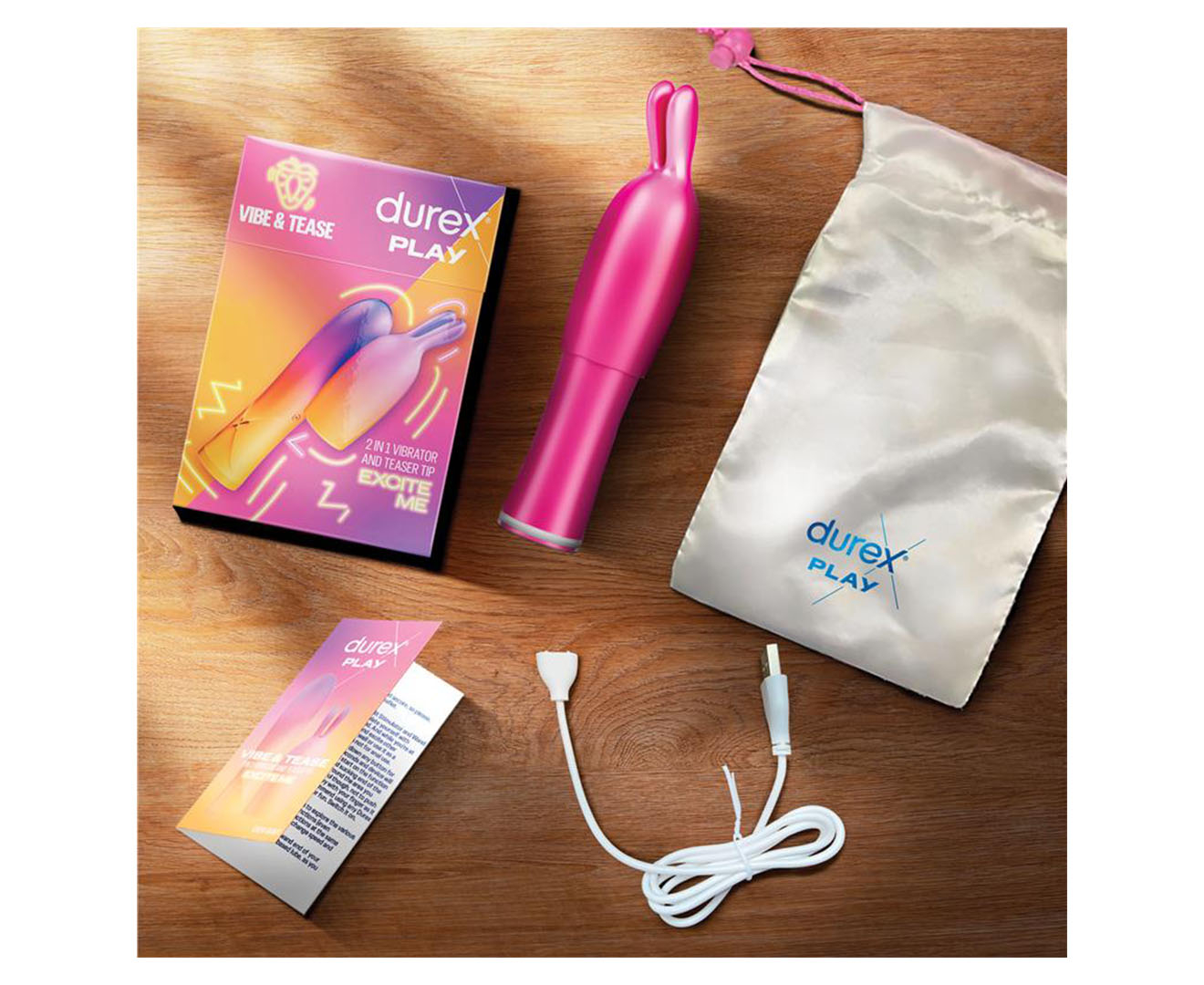 Durex Play Vibe & Tease 2-in-1 Vibrator & Teaser Tip | Catch.co.nz