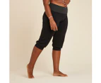 DECATHLON KIMJALY Kimjaly Women's Yoga Cropped Bottoms - Organic Gentle Cotton
