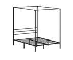 Oikiture Bed Frame Double Size Metal Frame BELLE