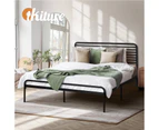 Oikiture Metal Bed Frame Double Size