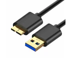 Micro USB 3.0 Type A To Micro B Cable For External Hard Drive Disk Hdd Samsung S5 Note 3 - Tpe Black