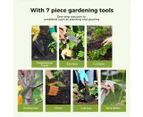 7pcs Garden Tool Set Gardening Tools Kit Hand Shovel Plant Rake Mini Succulent