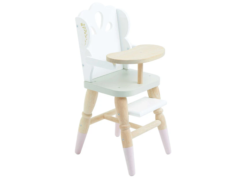 Le Toy Van Honeybake Doll Wooden High Chair Kids Role Play Fun Pretend Toy 3y+