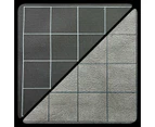 Chx 96480 Reversible Battlemat 1 Squares Black Grey (23 1/2 X 26)