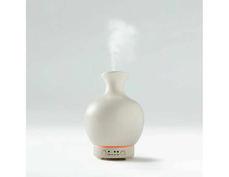 Ceramic Aroma Diffuser - Anko - White
