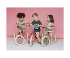 Trybike Pink Vintage 3-Wheel 86cm Balance Bike/Bicycle Kids/Toddler Ride On 18m+