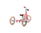 Trybike Pink Vintage 3-Wheel 86cm Balance Bike/Bicycle Kids/Toddler Ride On 18m+