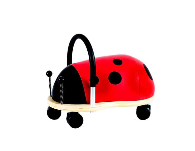 Wheely Bug 38cm Small Ladybug Wooden Ride On Kids/Children Indoor Toy 12m+ Red