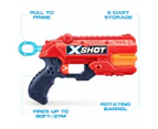 X-Shot Excel Reflex 6 Blaster (12 Darts) by ZURU - Red
