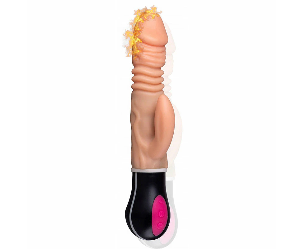 XINLV Auto Heating & Thrusting Vibrating Realistic Dildo / Rabbit Vibrator