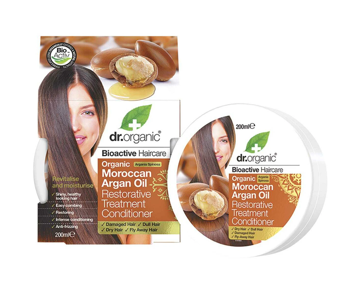 Conditioner Restorative Organic Moroccan Argan Oil - 200mL