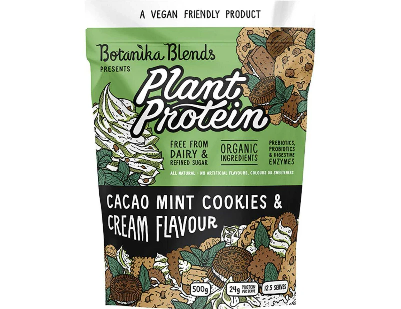 Vegan Plant Protein - Cacao Mint Cookies 500g