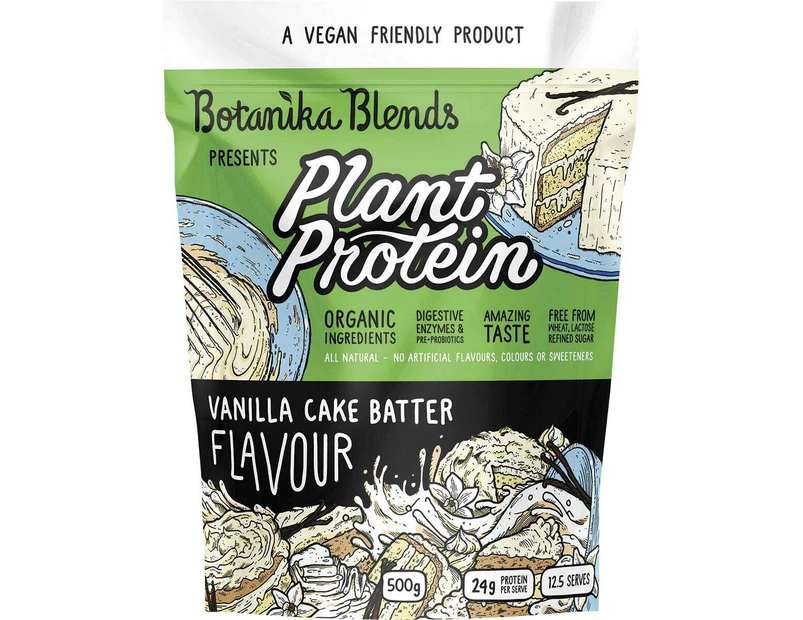 Vegan Plant Protein - Vanilla Cake Batter 500g