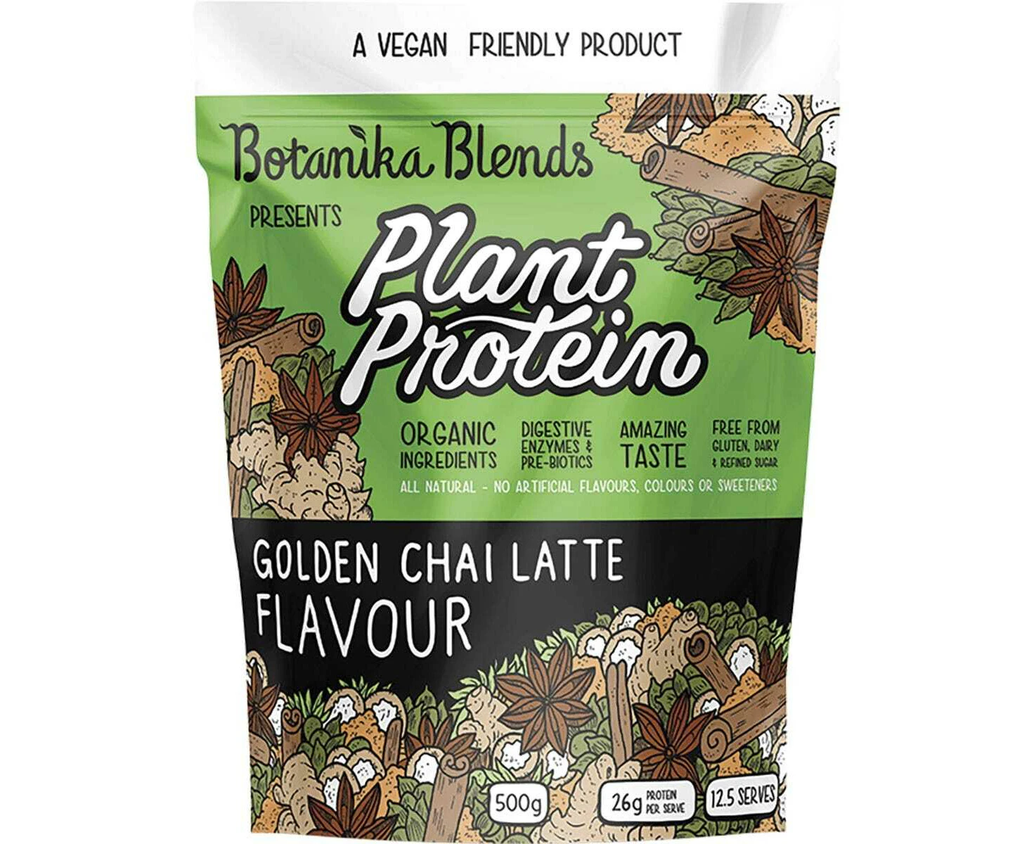 Vegan Plant Protein - Golden Chai Latte 500g