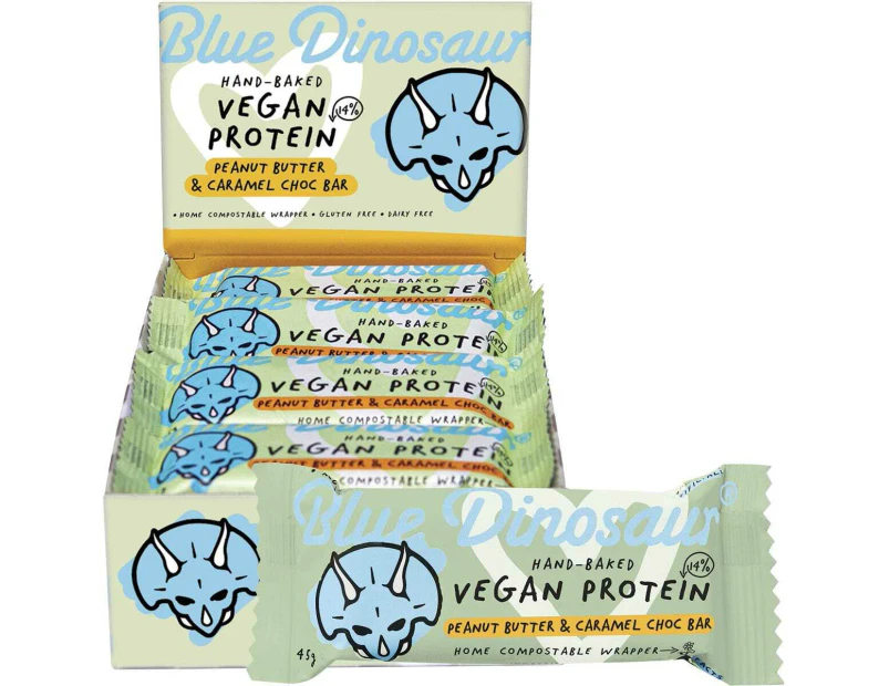 PB & Caramel Choc Vegan Protein Bars (12x45g)