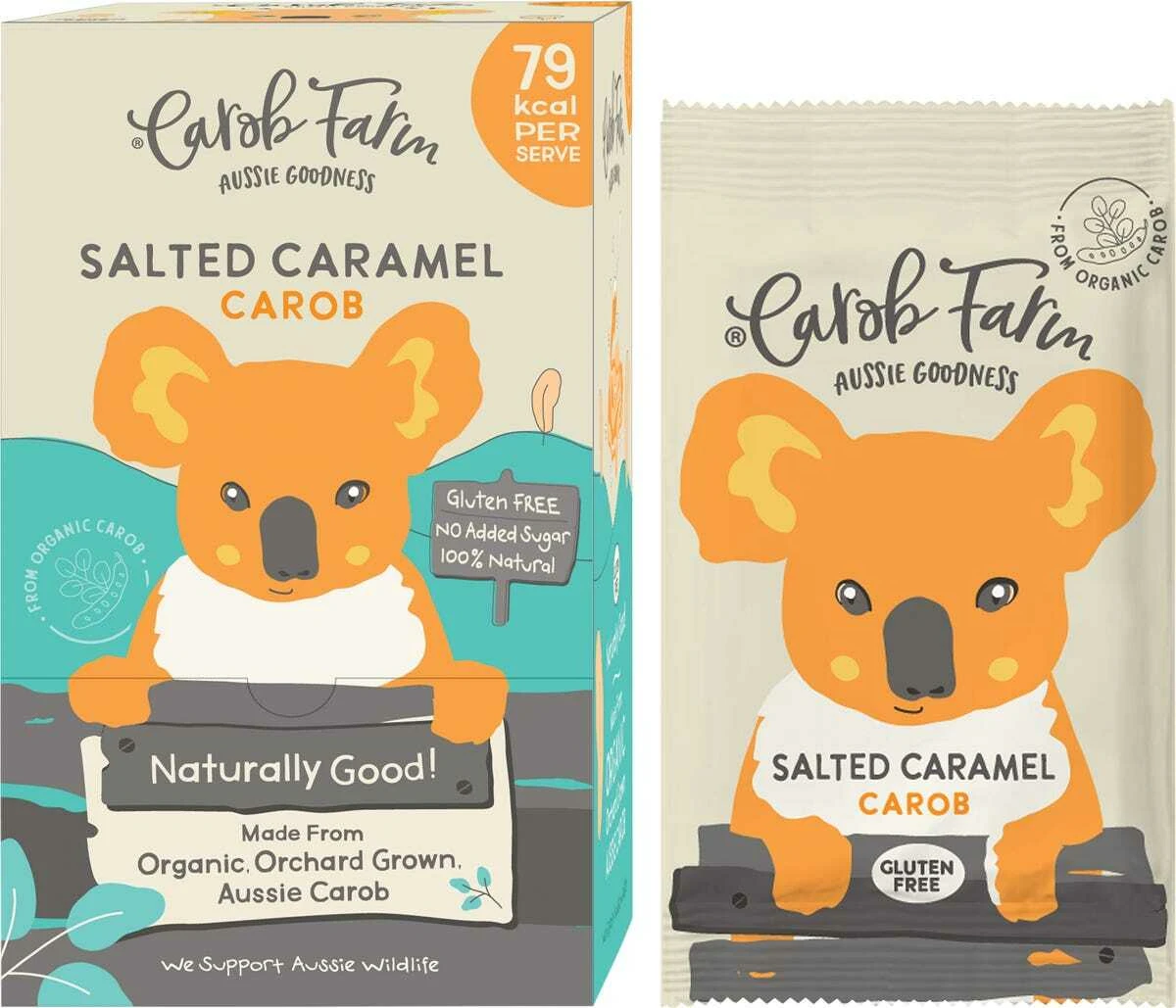 Salted Caramel Carob Koala Bars (50x15g)