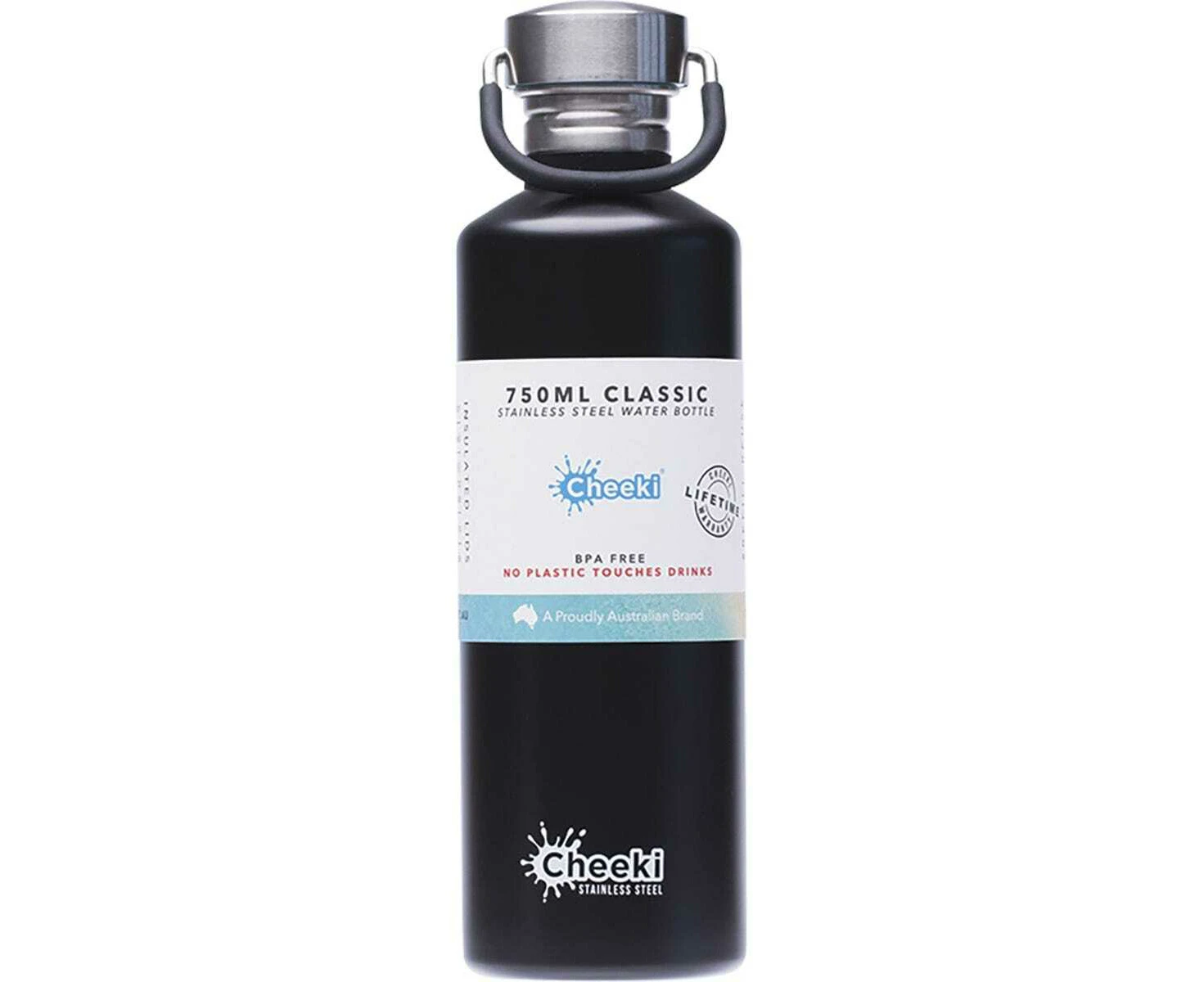 Stainless Steel Bottle (Matte Black) - 750mL