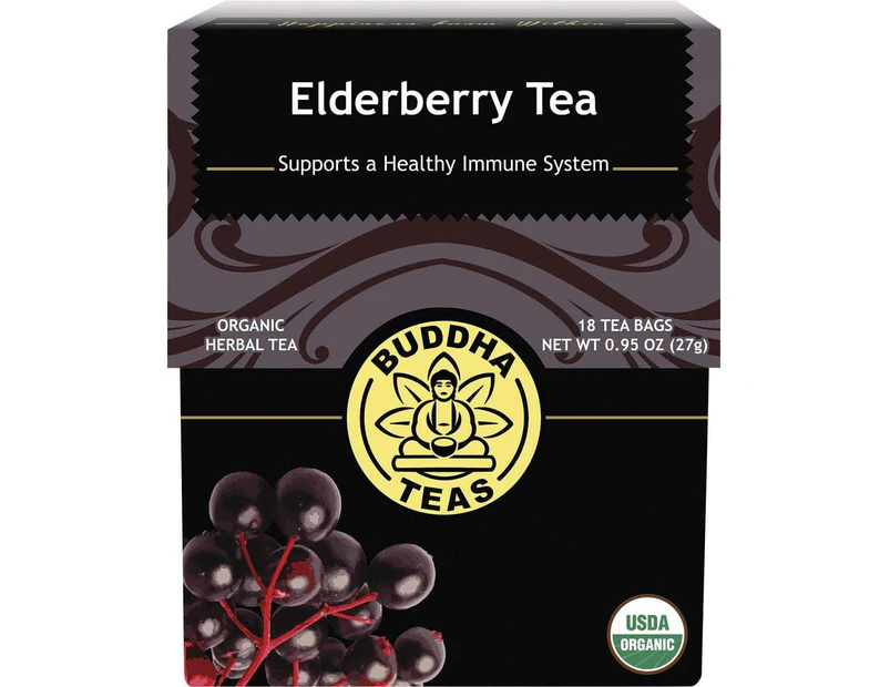 Organic Elderberry Tea Bags x18