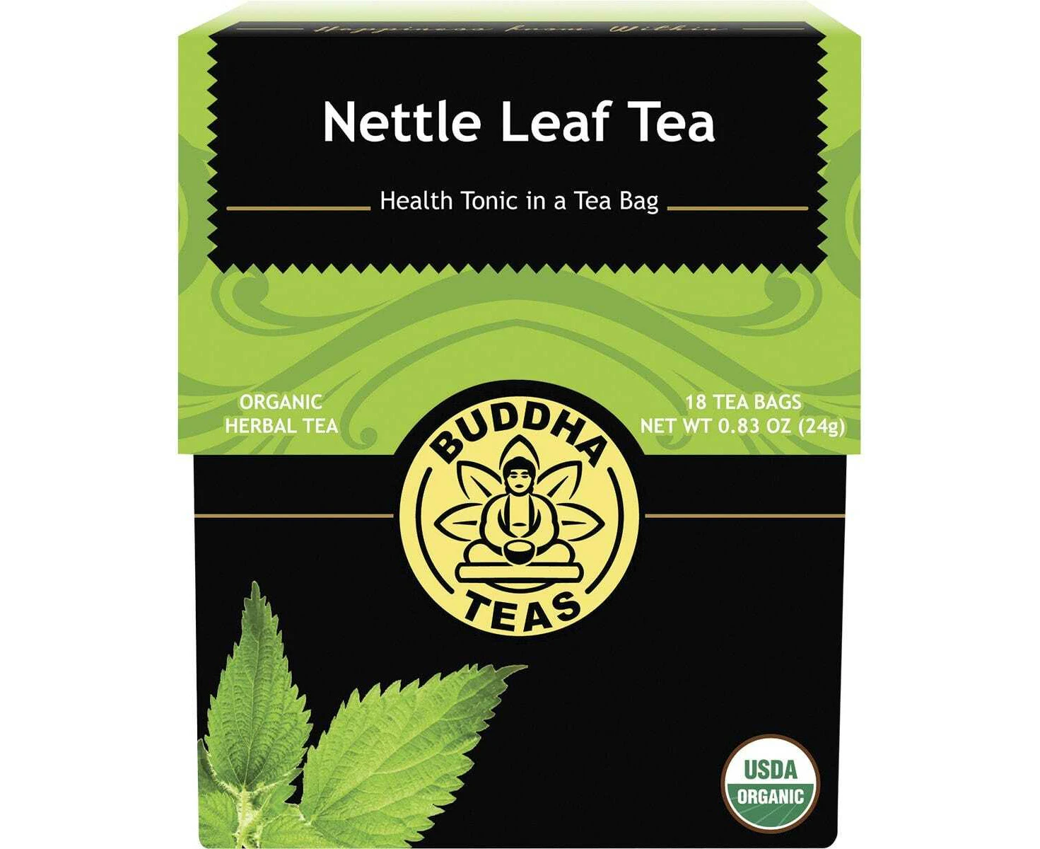 Organic Herbal Tea Bags (Nettle Leaf Tea), 18 Piece