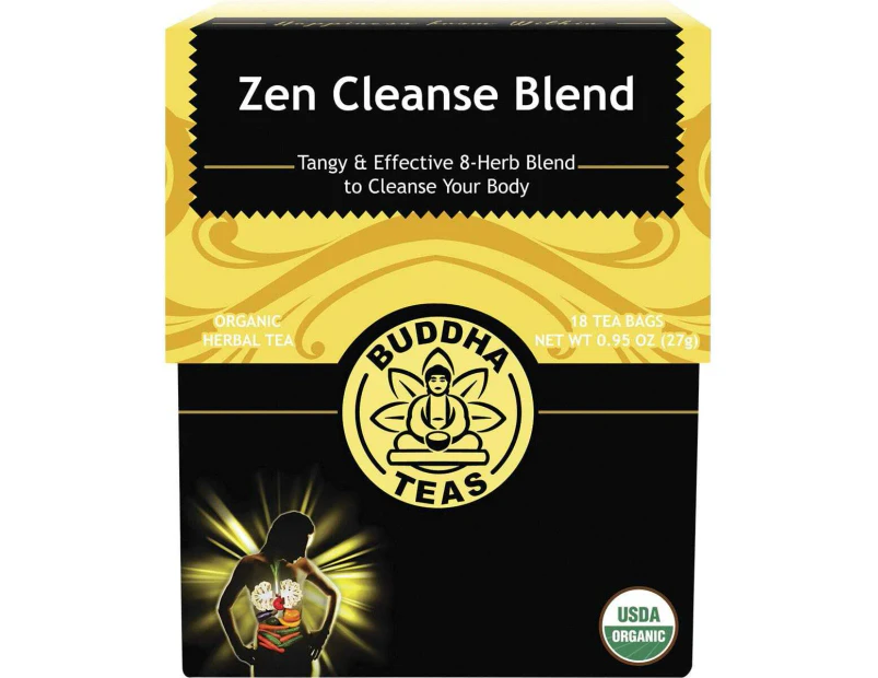 Organic Zen Cleanse Blend Tea Bags x18
