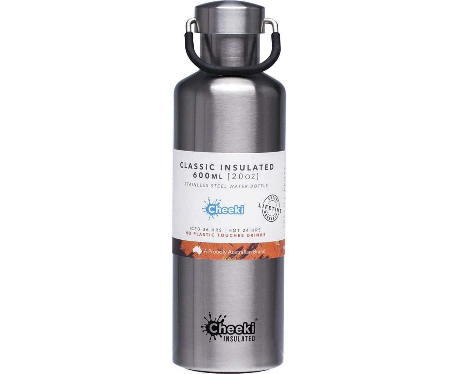 Stainless Steel Insulated Bottle (Silver) - 600mL