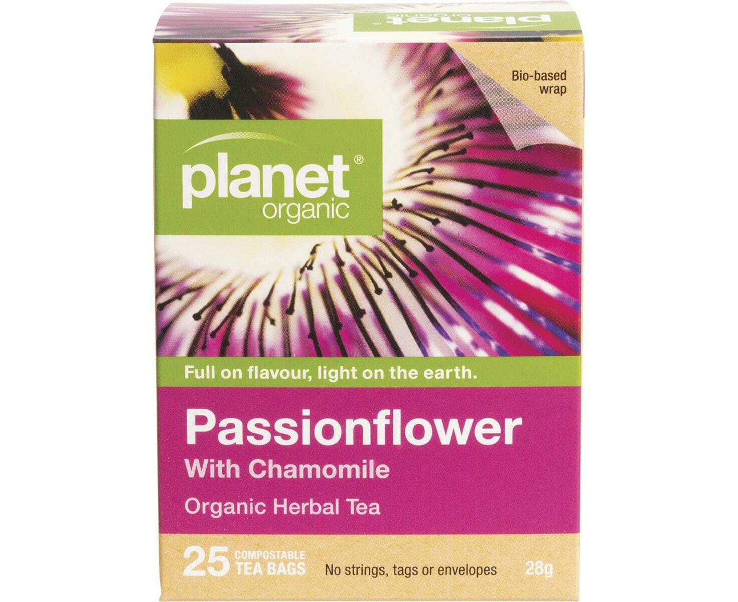 Herbal Tea Bags, 25 Pieces (Passionflower)