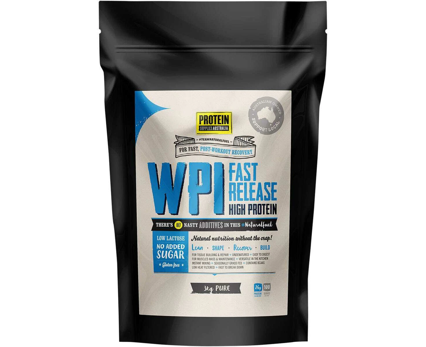 WPI Fast Release High Protein (Pure) - 3kg